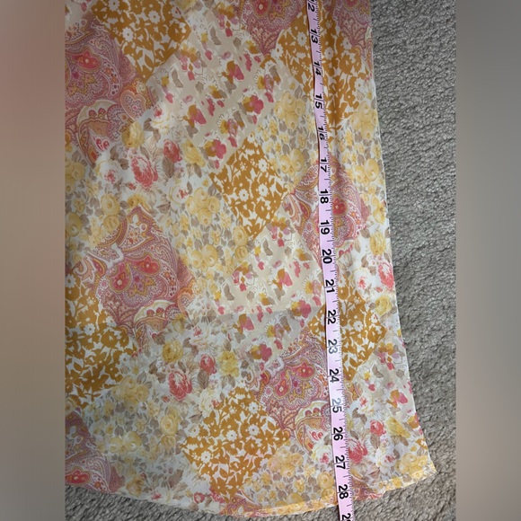 Vintage floral midi skirt - Picture 5 of 5